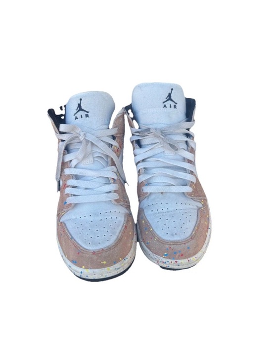 Nike Other - Nike High-Top Sneakers in Light Blue and Tan with Multicolor Speckle